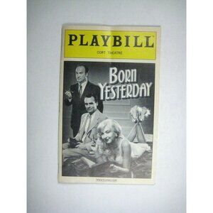 Born Yesterday Playbill June 2011 Jim Belushi Robert Leonard Nina Arianda Kanin